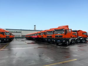 Расширение автопарка Globalink Logistics передовыми тракторами SITRAK: к новым высотам в логистике Центральной Азии и за ее границами