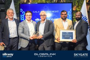 Silk Way West Airlines Honors Globalink Logistics as Top CIS Market Contributor at Dubai Gala Event