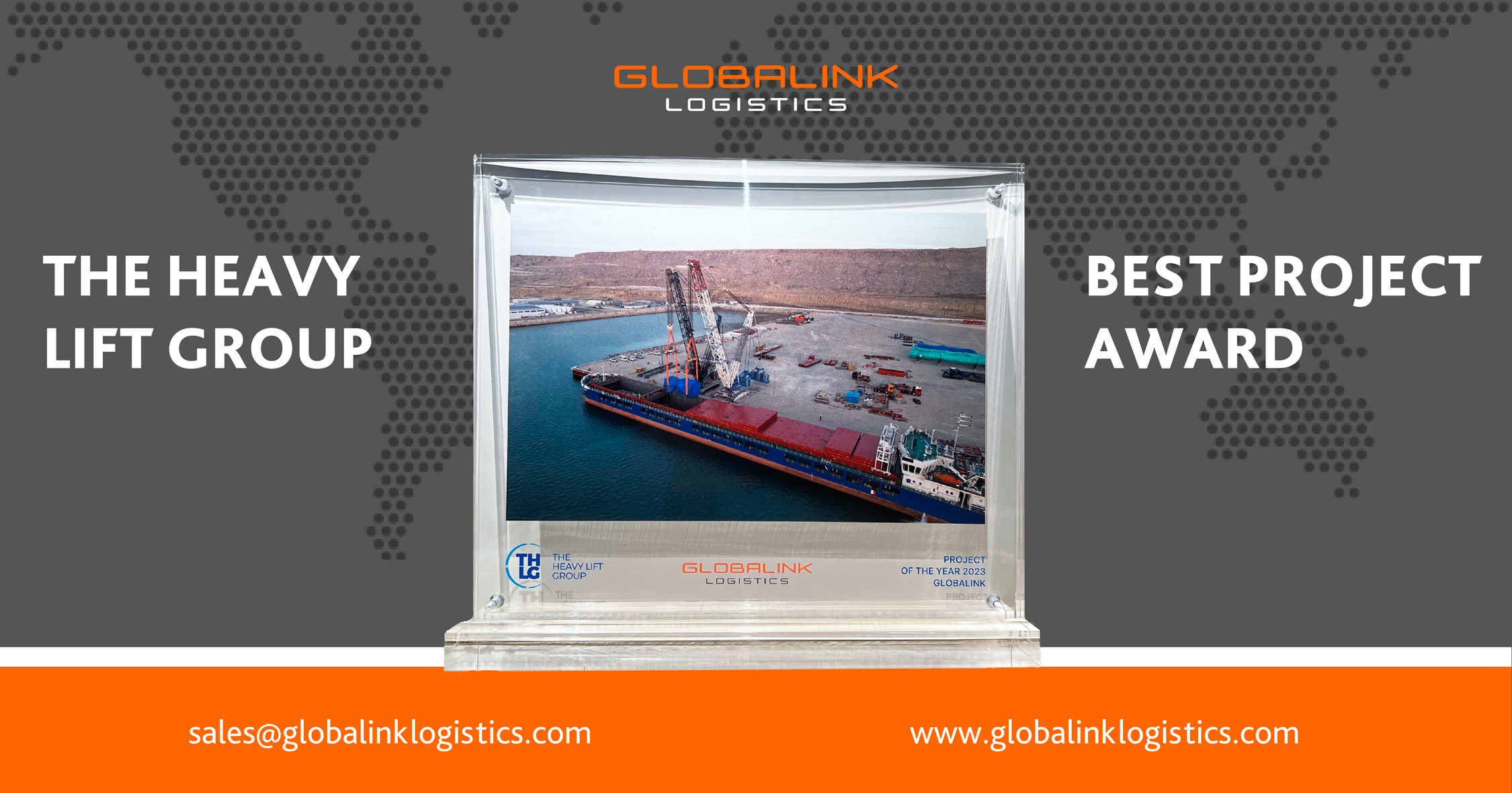 Globalink Triumphs with “THLG” The Heavy Lift Group’s Project of the Year Award 2024